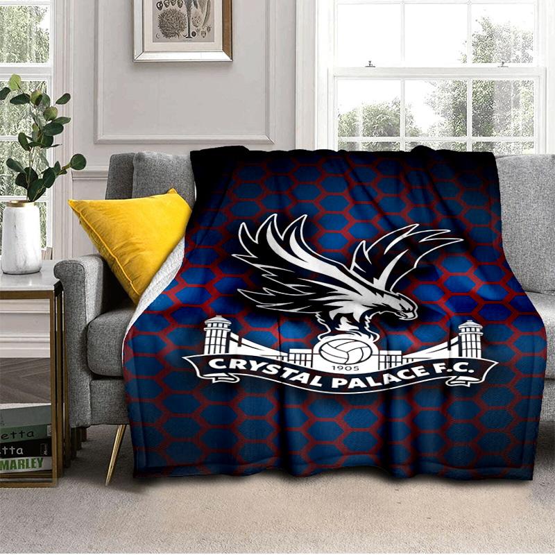 Crystal Fc Crest Printed Throws Blanket Soft Flannel Blankets for Couch Bed Gifts for Men Women Picnic Blanket Christmas Gifts
