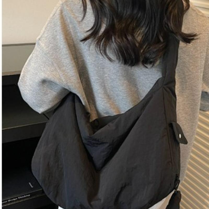 Japanese Style Texture Simple Shoulder Bag New Casual Versatile Crossbody Bag Lightweight Composite Bag for Women Large Capacity