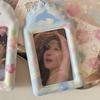 Fashion 3 inch Kpop Photocard Holder Mini PVC Idol Photo Frame Gift Flowers Card Holder