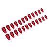 Cherry Red Cat Eyes Artificial Nails Finger Natural Unbreakable Nail Simple Wear for Women Nail Art Decoration