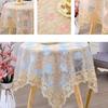 Oil Proof Vintage Lace Table Cloth Hollow Europe Rural Table Cloth  Living Room