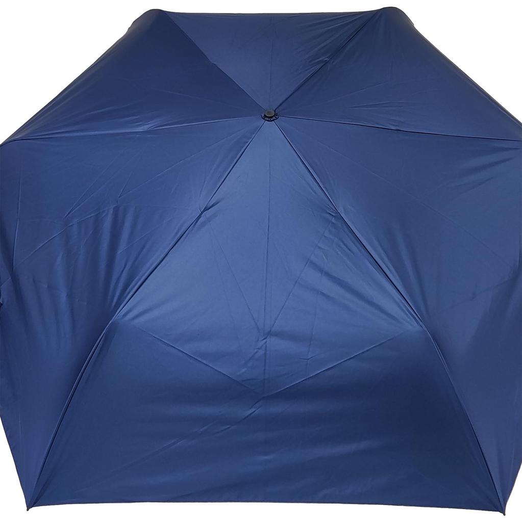 Rose Sangyo 65cm Lightweight Folding Umbrella for Sun and Carbon 61655202 Men's Rain, Fiber, Navy,