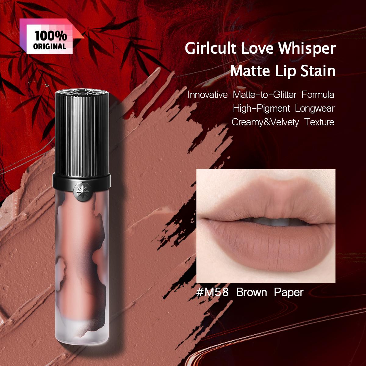 

girlcult Love Whisper Матовий тінт для губ 3.8г/0.13oz (8 варіантів кольору)
