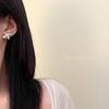 Korean Sweet Zircon Bow Stud Earrings - Elegant, Versatile Fashion Jewelry
