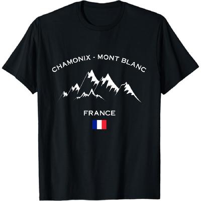 Chamonix Mont Blanc France French Mountain Travel Alps Ski T-Shirt