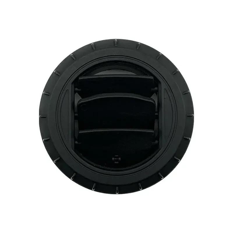 60mm 75mm Air Vent Deflector Outlet Louver Rotatable Diesel Parking Heater Air Conditioner Round Black For Car Truck VAN Camper