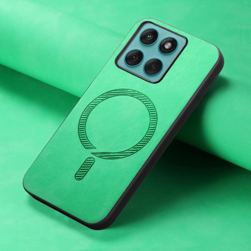 Magnetic Adsorption Leather Case for Motorola Edge 60 Fusion Magsafe Wireless Charge Shockproof Matte Bumper for Moto Edge60 60s