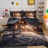 3D Christmas Printing Bed Set Cover King Size Polyester Bedding Set Boy Kid High Quality Bed Clothes