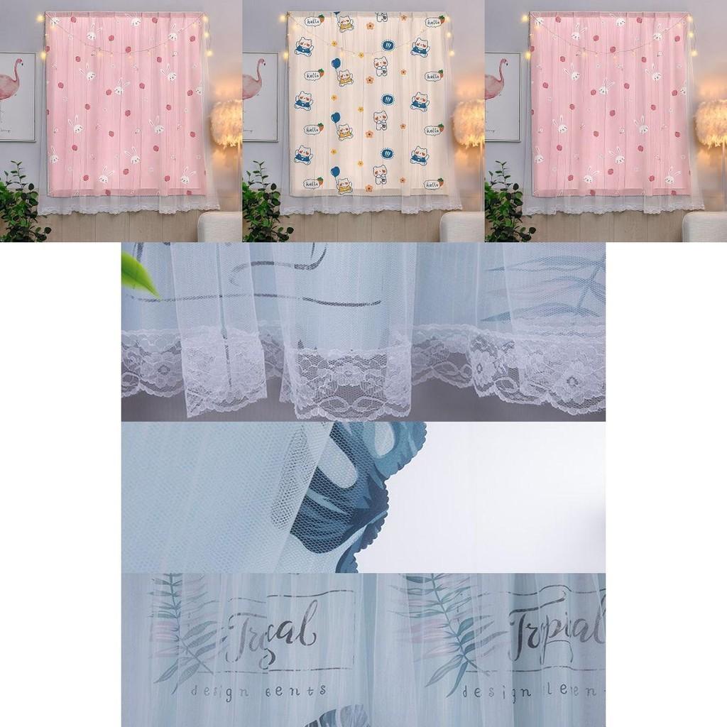 Charming Blackout Drapes Featuring Adorable Cartoon Designs And Quality Lace For Stylish Homes