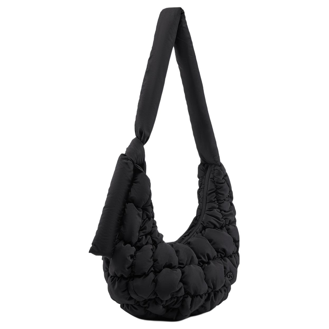 

New LiNing Nylon Shoulder Bag, Crossbody Bag Regular Unisex Basic Black ABDV367-3 39.1*15.0*22.1CM