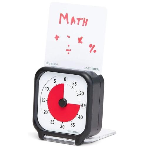 TIME TIMER 8cm 60-Minute Timer Time Management Learning Timer TT03B-W Authentic Product