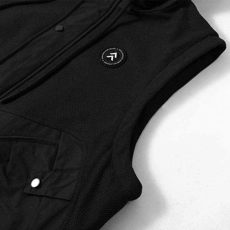 Übergröße 5XL-11XL Mode Herbst Winter Warme Ärmellose Weste Herren Übergröße Oberbekleidung Dicke Winter Herrenjacke mit Kapuze