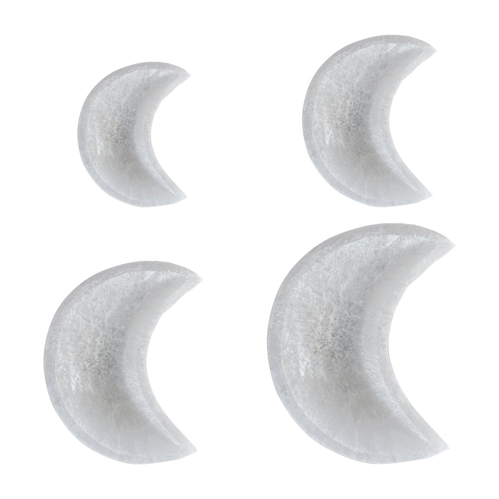 

Селенитовый хрустальный шар Настольный центральный элемент Простая тарелка для хранения Успокаивающая медитация 6.5cm