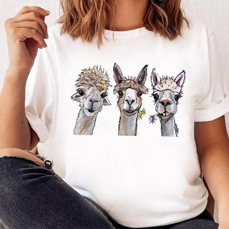 Women Print T Shirt Panda New Love Trend Graphic Tshirt Tee FeUnisex Cartoon Fall Autumn Top Ladies Fashion Clothing