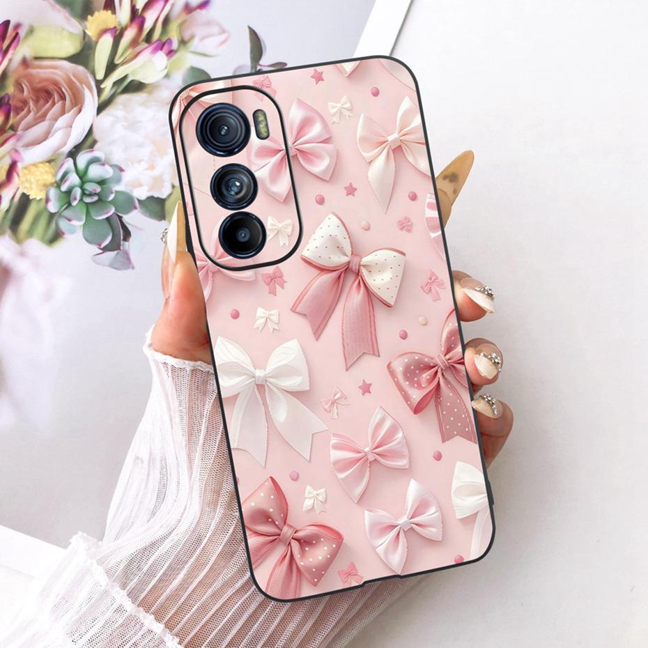 Cute Printing Phone Case For Motorola Edge 30 30Pro 30Neo Soft Black Silicone TPU Cases For MOTO Edge30 Pro Neo Covers Bumpers