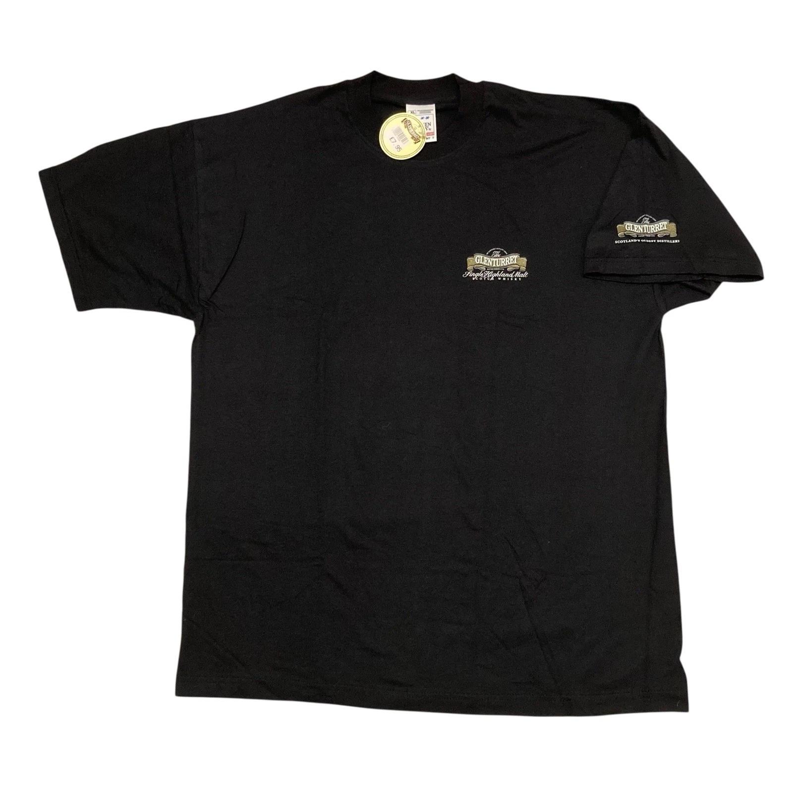 

Vintage Glenturret Single Malt Scotch Whisky T-shirt XL NWT Screen Stars NEW L