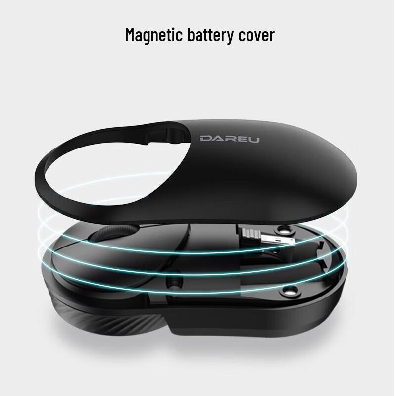 DAREU UFO Wireless Dual Mode Bluetooth Office Mouse