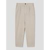 SHIFT.G Garment Dyed Cotton Slacks Beige