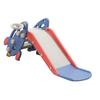 Toddler Slide Plastic Multifunctional Safe Easy To Storage Kids Folding Slide for Indoor Outdoor Blue