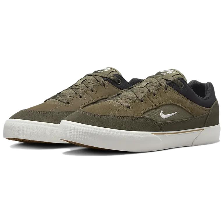 Nike Malor SB Medium Olive Unisex Sneakers Green Cargo-Khaki Black FV6064-200