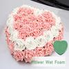 1PCS 30*32cm Heart Shape Flower Bridal Modelling DIY Wedding Party Car Table Display for Wedding Car