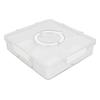 Portable Snackle Box Container 6 Grids Snack Box Organizer Divided Serving Tray with Lid for Kitchen Fruits Candy