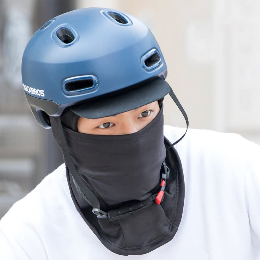 ROCKBROS Bicycle Half Cap For Head Circumference Includes Junior High School City Urban Black Helmet, Lightweight, Helmet, Commuting, Adults, 57-61cm,