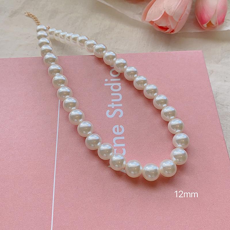 Ins Wind Pearl Necklace Design Collarbone Chain Love Pendant Jewelry