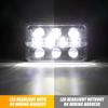 H4 LED Headlight Wiring Harness Negative Switched Conversion Fused Relay Harness Kit for Subaru Toyota
