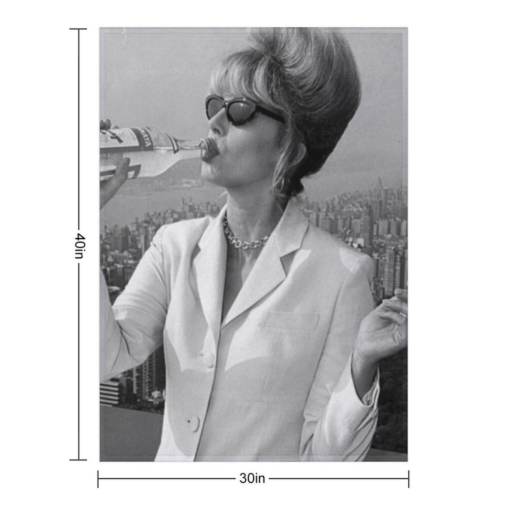 Patsy Stone Black and White Throw Blanket For Baby bed plaid Decoratives Nap Blankets