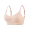 Wire-Free Plus Size Front Closure Nursing Bra for Pregnant Women - Adjustable, Seamless Design for Comfortable Feeding