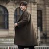 New Autumn and Winter Korean Version Fashion Medium and Long Double-sided Woolen Coat Cotton Wool Coat Trench Coat Trend Double-breasted