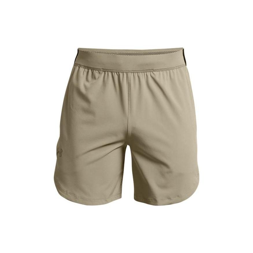 Under Armour Stretch Woven Sports Shorts Grey Green Men s 1351667-037 L