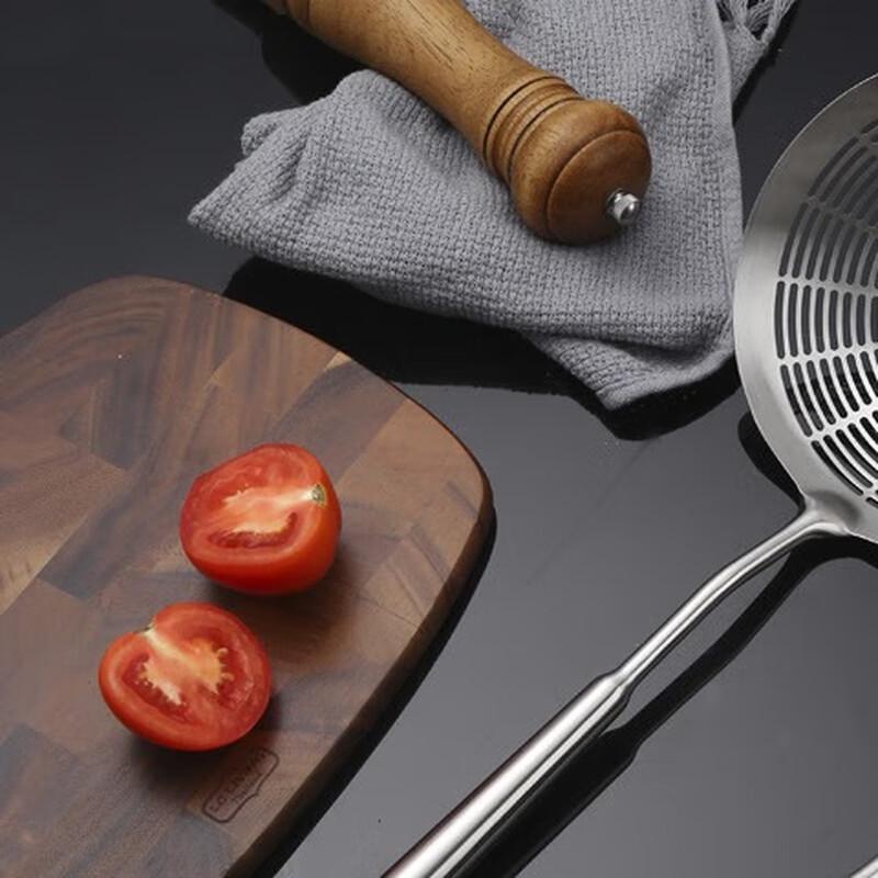 ZISIZ 304 SS Rosewood Handle Kitchen Strainer