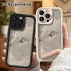 Phone Case: 2D Flat Design Suitable for iPhone 18 17 16 15 14 13 Pro Protective Case, Long-haired White Cat, Perfect Christmas and Halloween Holiday G