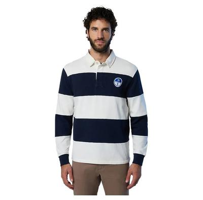 North Sails Logo Long Sleeve Polo