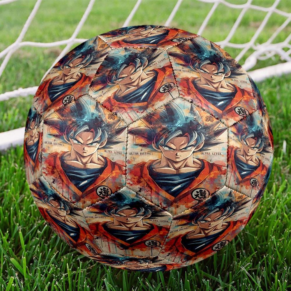 DRAGON BALL Print Size 5 Soccer Ball, Standard Match Football for Sports Game and Team Practice, Ideal Gift for Soccer Fans