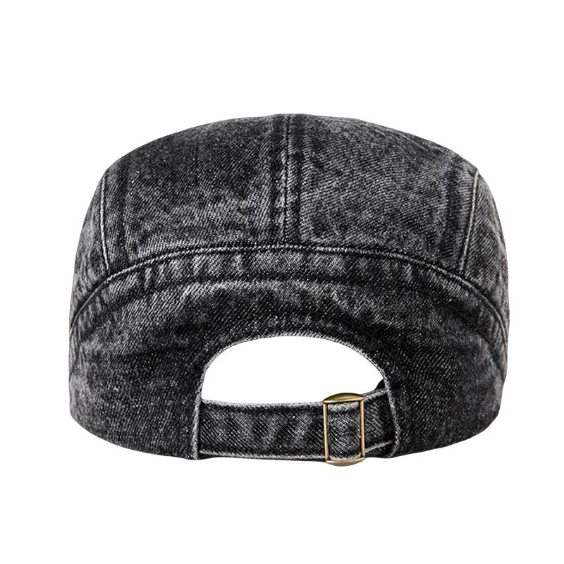Vintage Washed Denim Flat Cap Dad Distressed Jean Newsboy Hat Men's Casual Style Berets Woman Fashion Ivy Cap