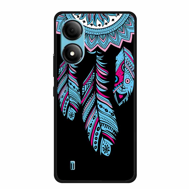 Funda For ZTE Blade A33S Case Cute Cartoon Cat Black Silicone Soft Phone Case For ZTE A33S Back Cover Case A 33 S 33s Coque Capa