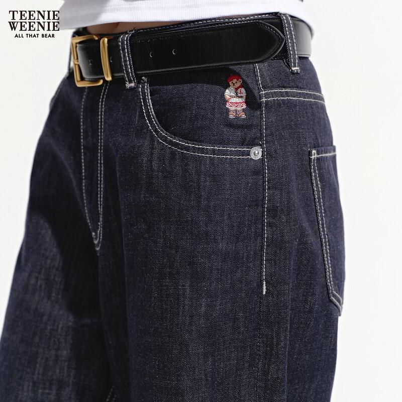 Teenie Weenie Women's Cartoon Bear Denim Jeans