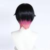 Clove Cosplay Wig Mixed Color Short Hair Heat Resistant Synthetic Wigs