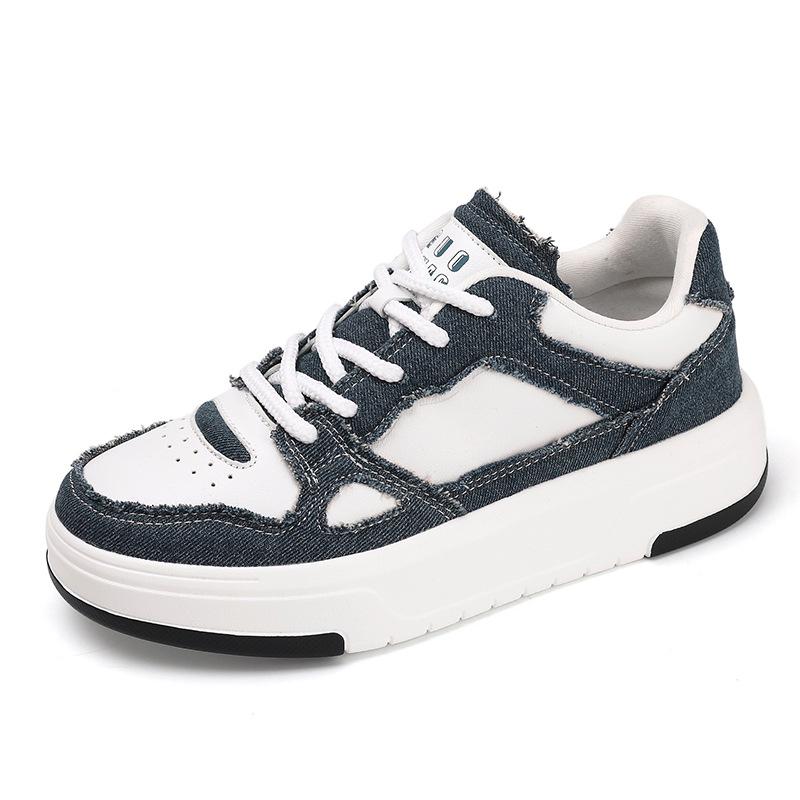 

Large size low-top lace-up platform shoes Korean version fashion men s sports and leisure shoes student outdoor trendy four-season shoes 47