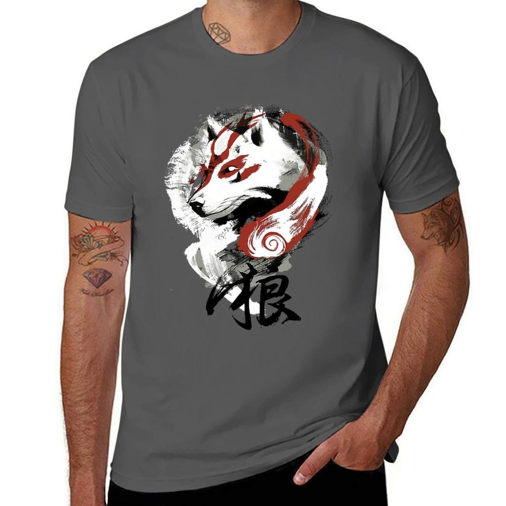 Wolf T-Shirt Man T Shirt Graphic Cotton T Shirt Pack T-Shirt