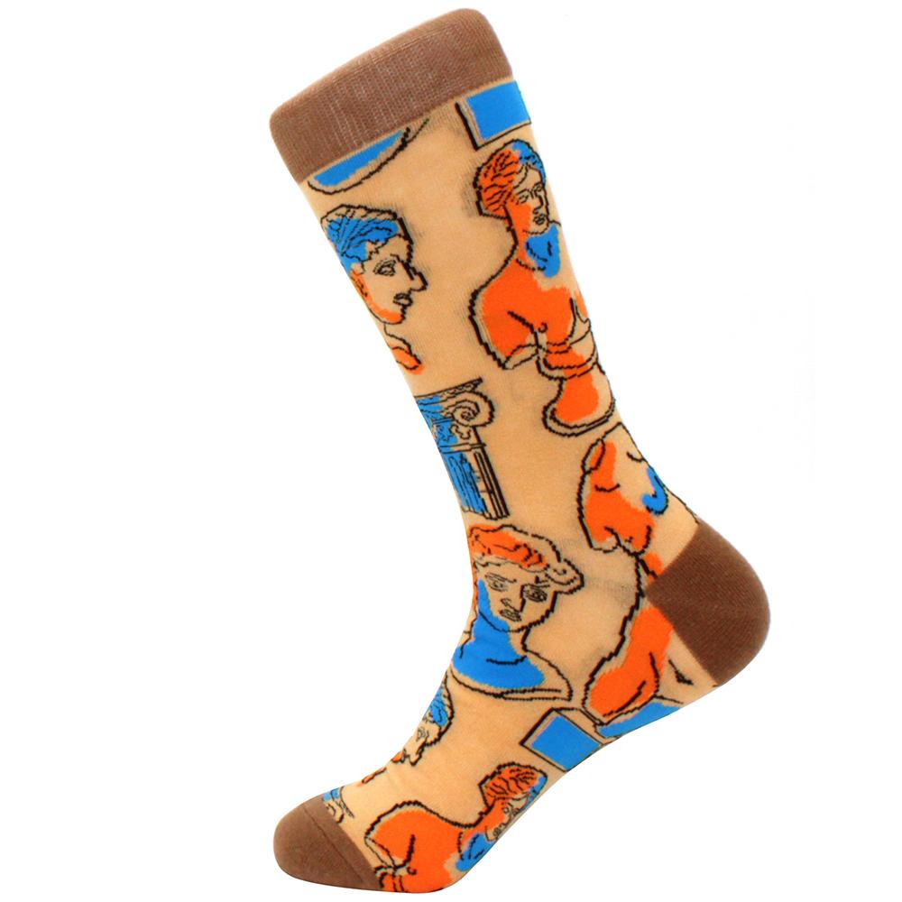 Calcetines de invierno coloridos para hombre algodón peinado suave de llevar cálidos Divertidos Felices hombre mujer calcetines largos Calcetines de hombre vestido de negocios