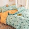 Four-piece Bedding Washed Cotton Single Double Student Three-piece Bed Linen Quilt Cover Pillowcase
