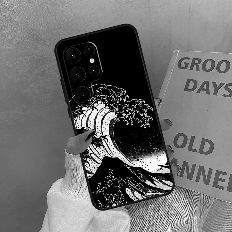 Great Kanagawa Wave Case For Samsung Galaxy S21 S22 S23 S24 S25 Ultra S9 S10 S25 Plus S20 FE S25 FE Cover Coque