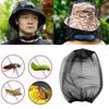 Fine Holes Mesh Durable Fly Screen Premium Anti Mosquito Insect Head Mesh Net Face Protector for Camping Cap Garden Supplies