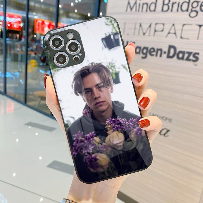 Cole Sprouse Cool Phone Case For IPhone 14 13 12 11 Pro Max X XR XS 8 7 Plus Liquid Glass Color Phone Cover