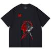 230 g/m² 100% Baumwolle Demon Slayer V108 Tanjiro Aufdruck Unisex Schweres Baumwoll-T-Shirt