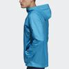 adidas Jackets Men's Blue Hooded Moderate Pilot DZ0053